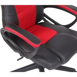 Sedia Gaming LAS VEGAS, Design sportivo, Pelle e Tessuto, vari colori