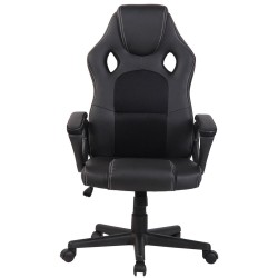 Sedia Gaming LAS VEGAS, Design sportivo, Pelle e Tessuto, vari colori