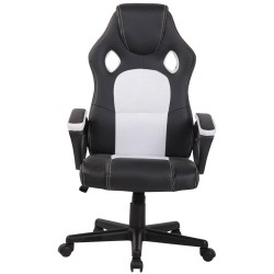 Sedia Gaming LAS VEGAS, Design sportivo, Pelle e Tessuto, vari colori