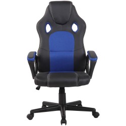 Sedia Gaming LAS VEGAS, Design sportivo, Pelle e Tessuto, vari colori