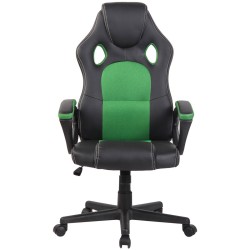 Sedia Gaming LAS VEGAS, Design sportivo, Pelle e Tessuto, vari colori